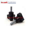 Three Label Plastic Machinery Knob